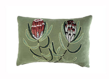Load image into Gallery viewer, PROTEA NERIIFOLIA heavy linen scatter