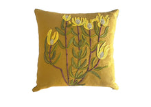 Load image into Gallery viewer, GOLDEN CONEBUSH heavy linen 50x50