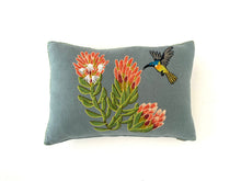 Load image into Gallery viewer, MIMETES WITH POLLINATOR heavy linen scatter