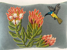Load image into Gallery viewer, MIMETES WITH POLLINATOR heavy linen scatter
