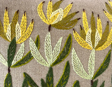 Load image into Gallery viewer, GOLDEN CONEBUSH heavy linen scatter