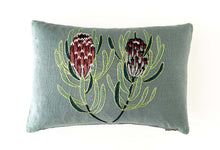 Load image into Gallery viewer, PROTEA NERIIFOLIA heavy linen scatter
