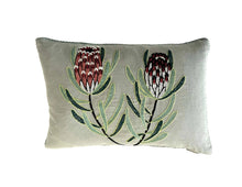 Load image into Gallery viewer, PROTEA NERIIFOLIA heavy linen scatter
