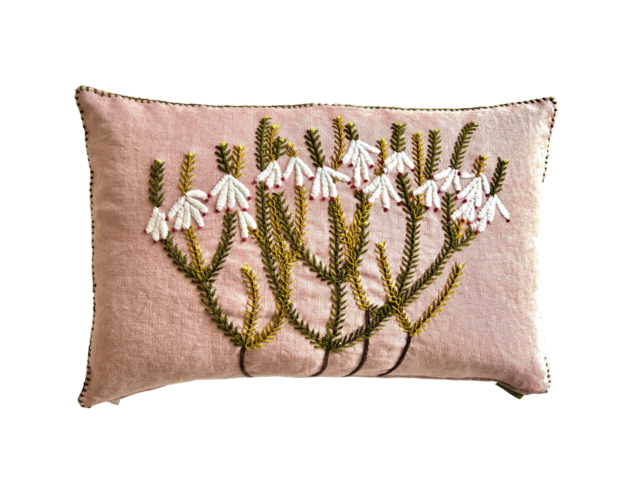 WATER ERICA heavy linen scatter