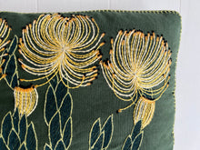 Load image into Gallery viewer, YELLOW ROCKET PINCUSHION heavy linen box
