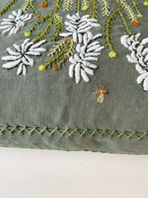 Load image into Gallery viewer, WHITE BOTTLEBRUSH ERICA heavy linen box
