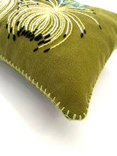 Load image into Gallery viewer, YELLOW ROCKET PINCUSHION heavy linen scatter
