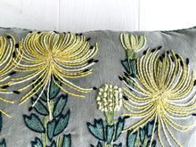 Load image into Gallery viewer, YELLOW ROCKET PINCUSHION heavy linen scatter
