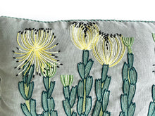 Load image into Gallery viewer, YELLOW ROCKET PINCUSHION heavy linen box
