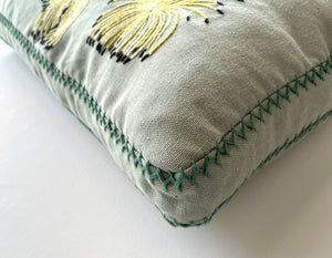 YELLOW ROCKET PINCUSHION heavy linen box