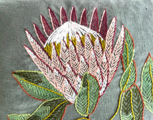 Load image into Gallery viewer, KING PROTEA heavy linen scatter
