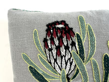 Load image into Gallery viewer, PROTEA NERIFOLIA heavy linen scatter
