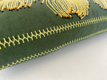 Load image into Gallery viewer, YELLOW ROCKET PINCUSHION heavy linen box
