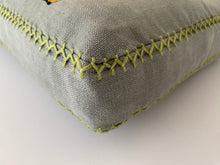 Load image into Gallery viewer, YELLOW ROCKET PINCUSHION heavy linen box
