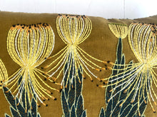 Load image into Gallery viewer, YELLOW ROCKET PINCUSHION heavy linen scatter
