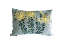 Load image into Gallery viewer, YELLOW ROCKET PINCUSHION heavy linen scatter
