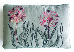 CANDELABRA LILY heavy linen box