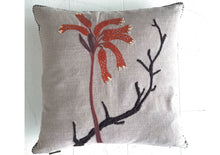 Load image into Gallery viewer, FIRE LILY linen/cotton  50 x 50
