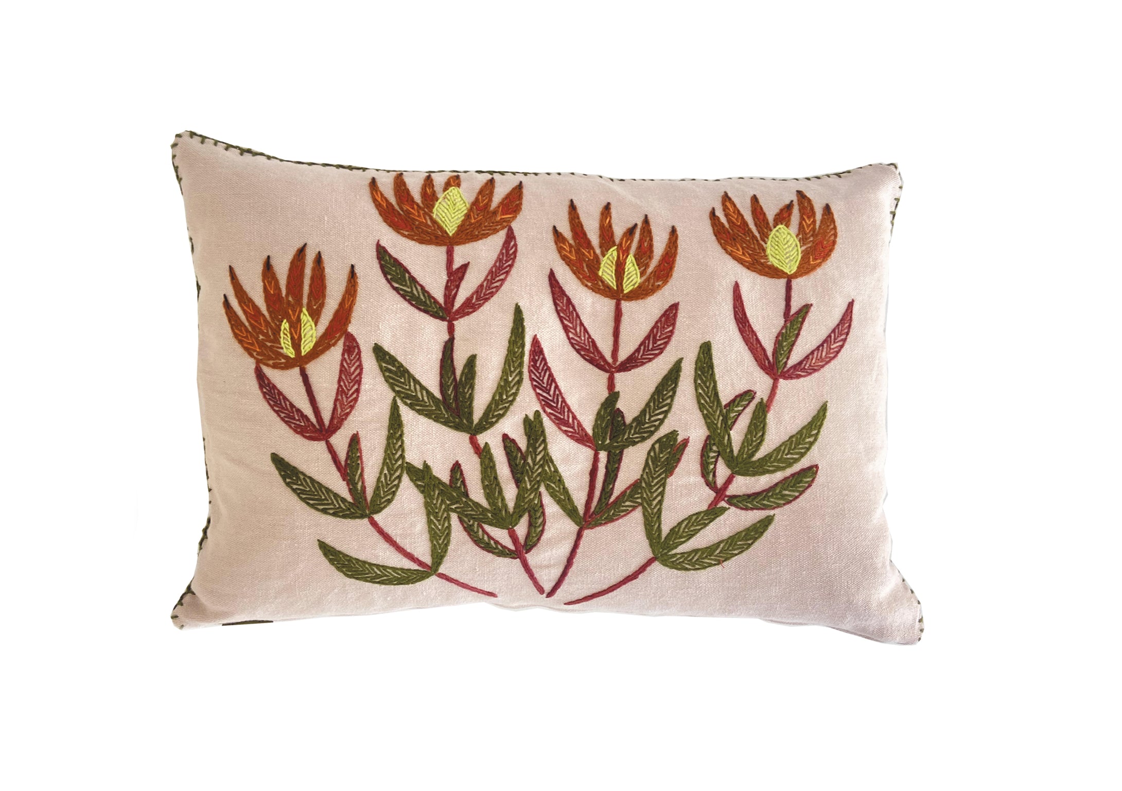 SUNSHINE CONEBUSH heavy linen scatter